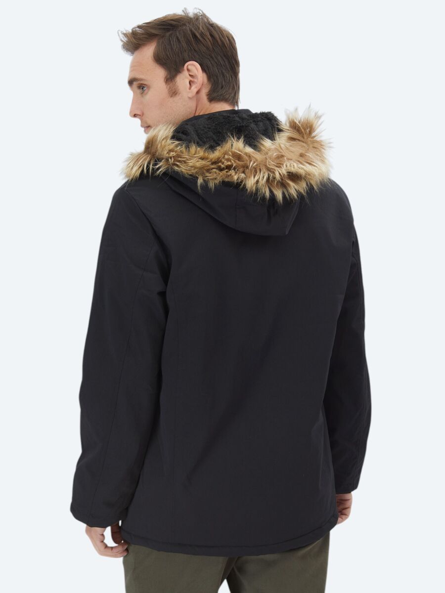 Black Weaving Coat - 7