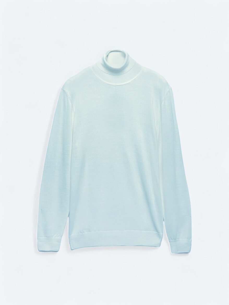Blue Knitwear Sweatshirt - 6