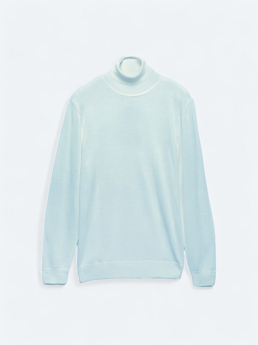 Blue Knitwear Sweatshirt - 6