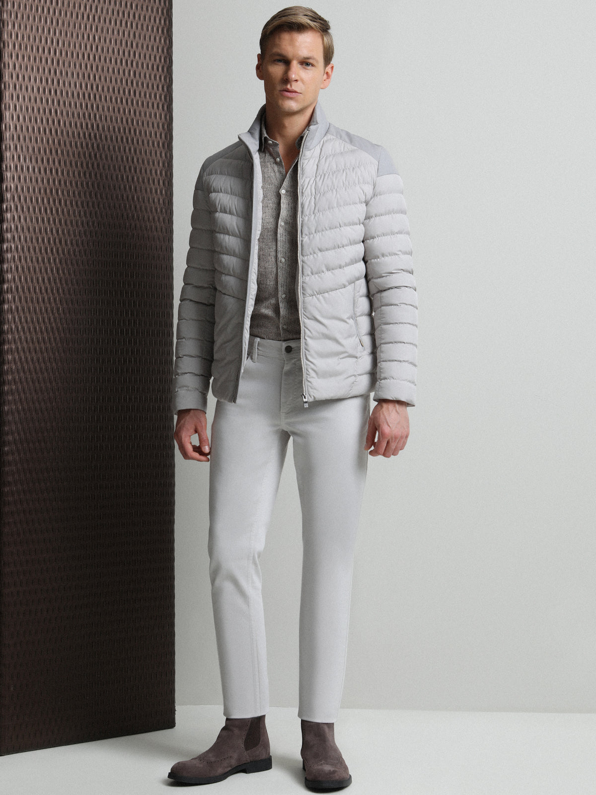 Taş Düz Dokuma Regular Fit Casual Pamuk Karışımlı Pantolon