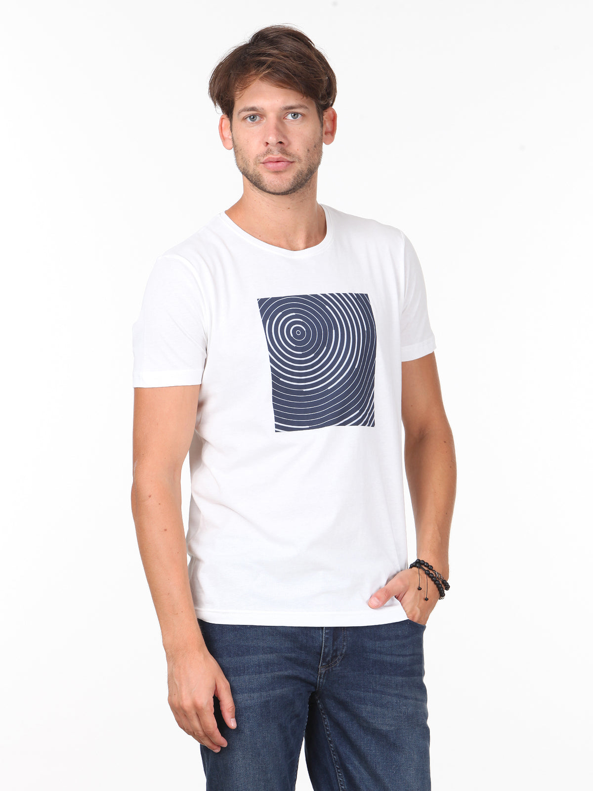 Beyaz %100 Pamuk T-Shirt