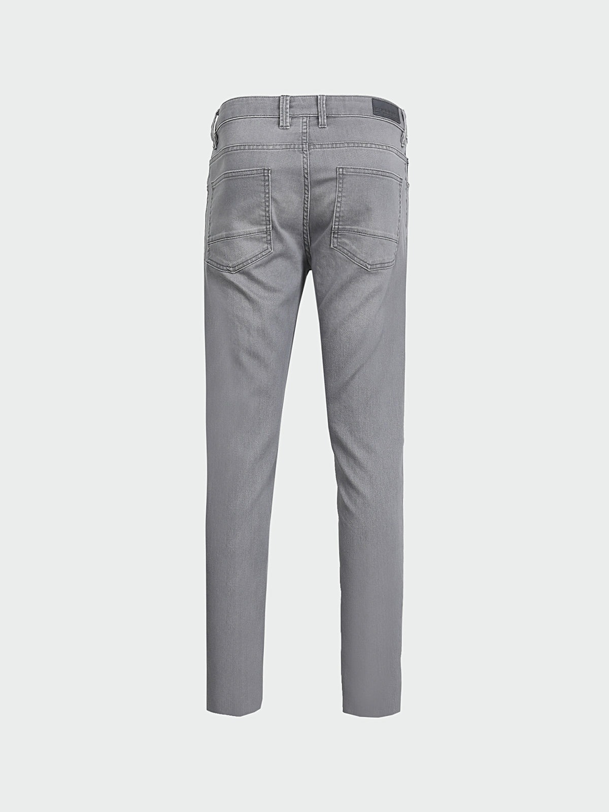 Gri Slim Fit Denim Pamuk Karışımlı Pantolon