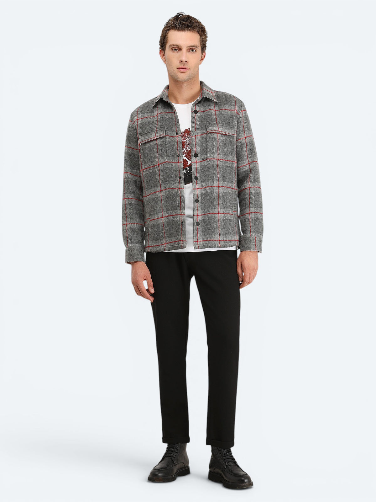 Siyah Dokuma Jogging Fit Casual Pantolon