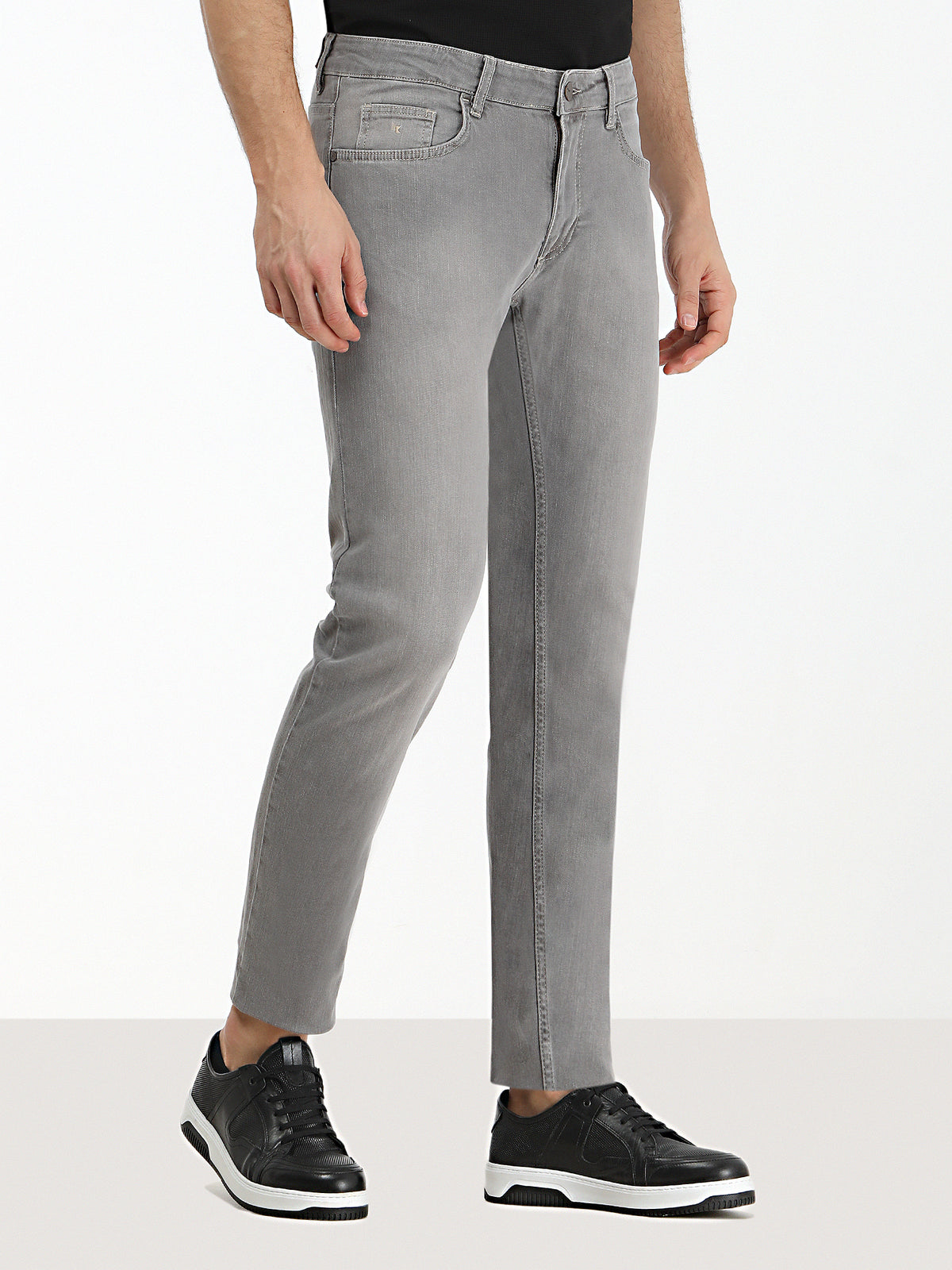 Açık Kahve Slim Fit Denim Pamuk Karışımlı Pantolon