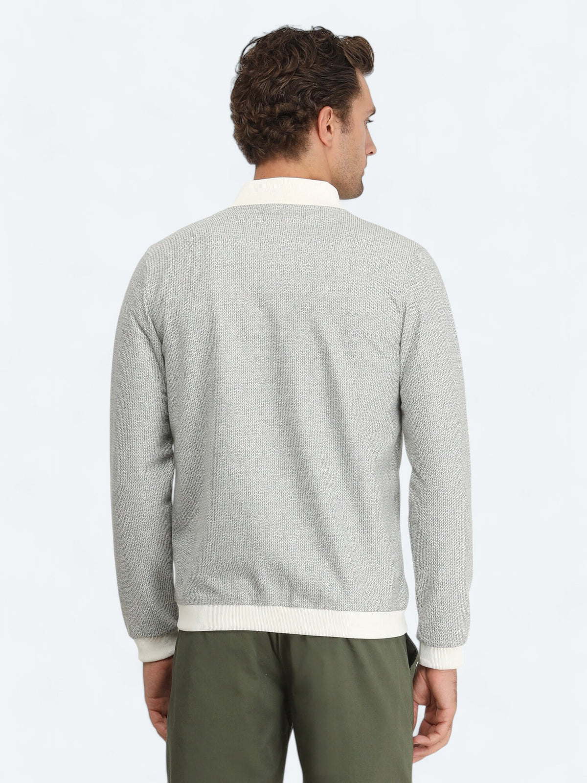 Haki Regular Fit Casual Örme Mont