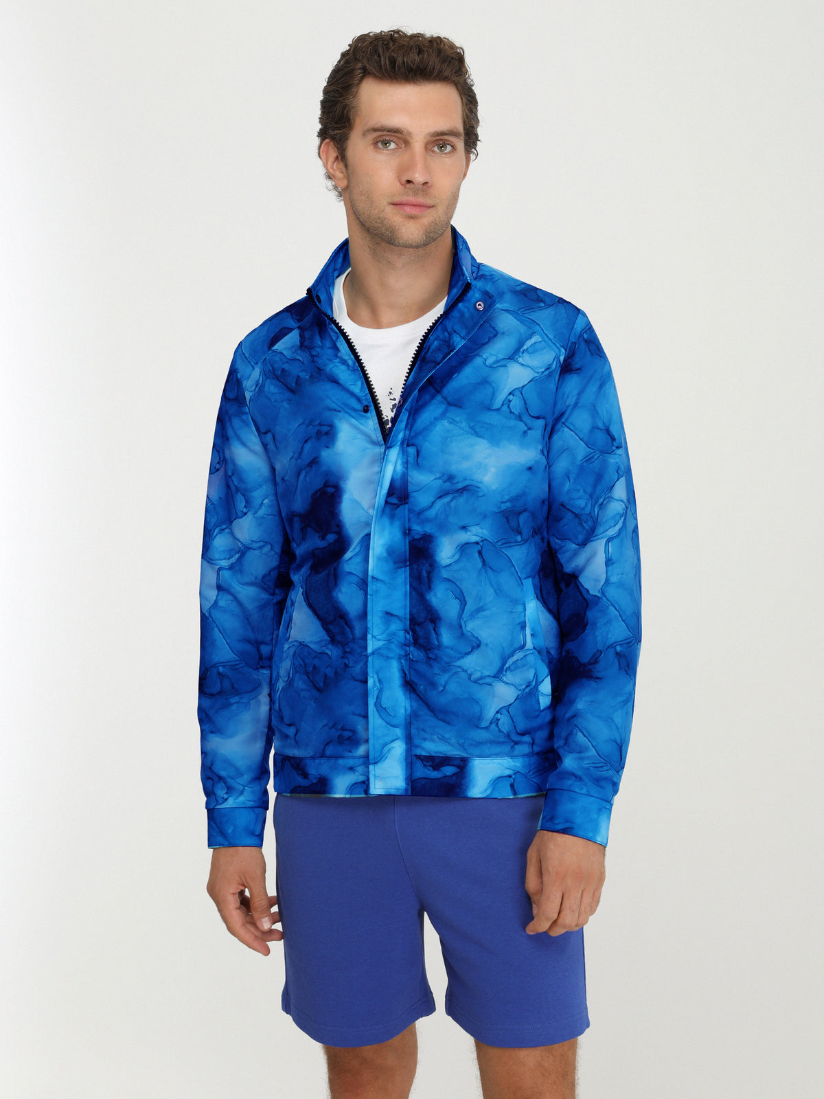 Saks Regular Fit Dik Yaka Casual Dokuma Mont