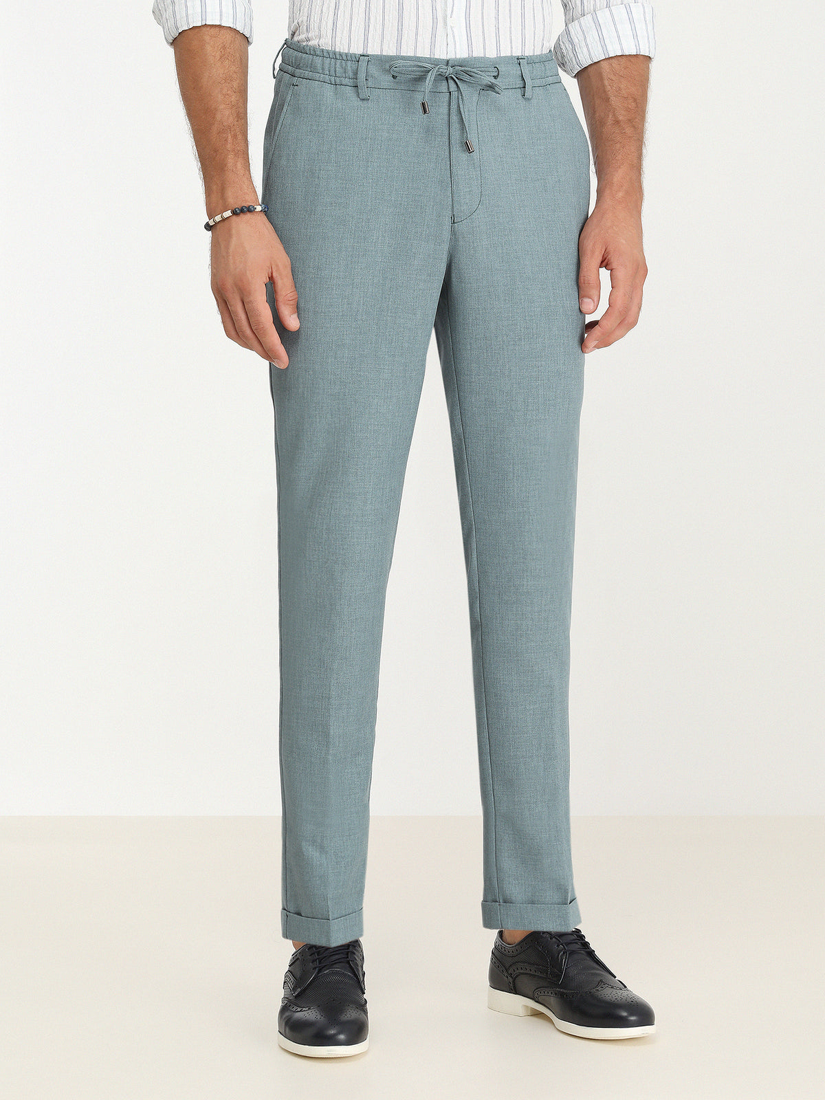 Petrol Dokuma Jogging Fit Casual Pantolon