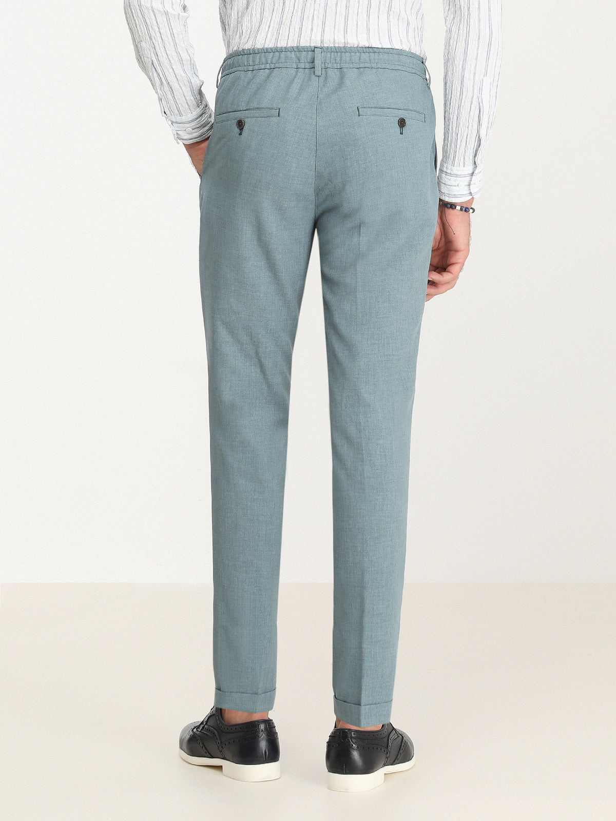 Petrol Dokuma Jogging Fit Casual Pantolon