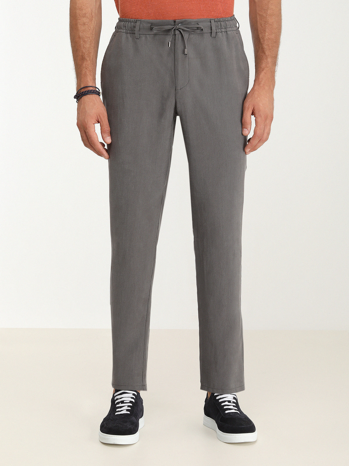 Antrasit Dokuma Jogging Fit Casual Pantolon
