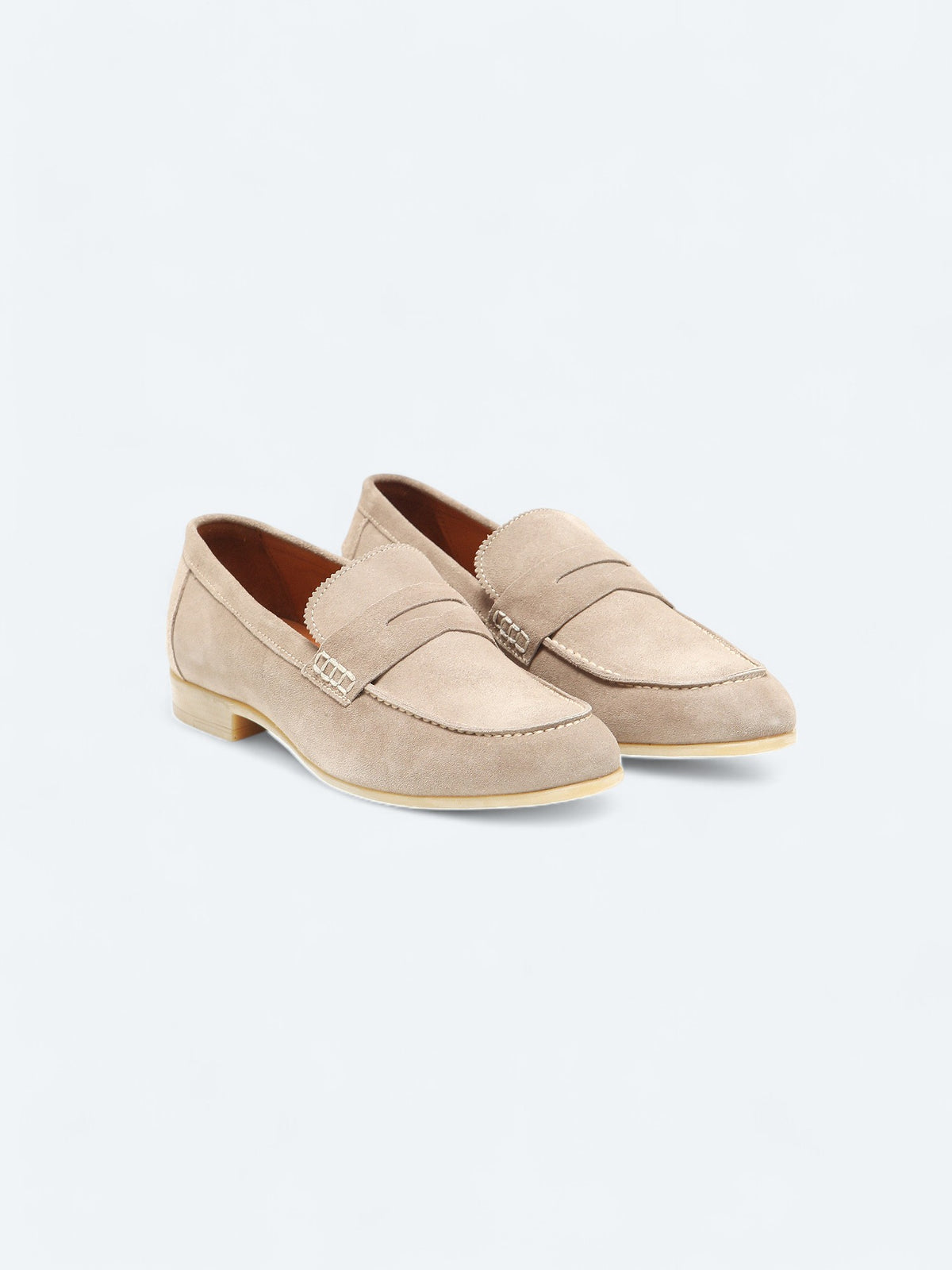 Bej Süet Casual Loafer