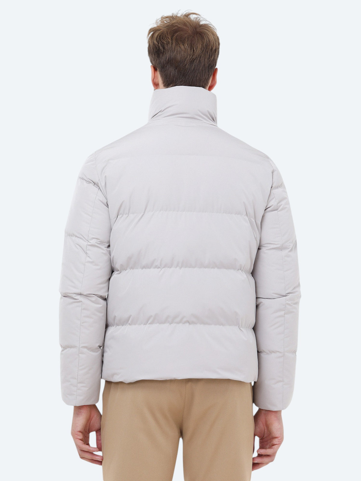 Taş Regular Fit Dik Yaka Casual Dokuma Mont