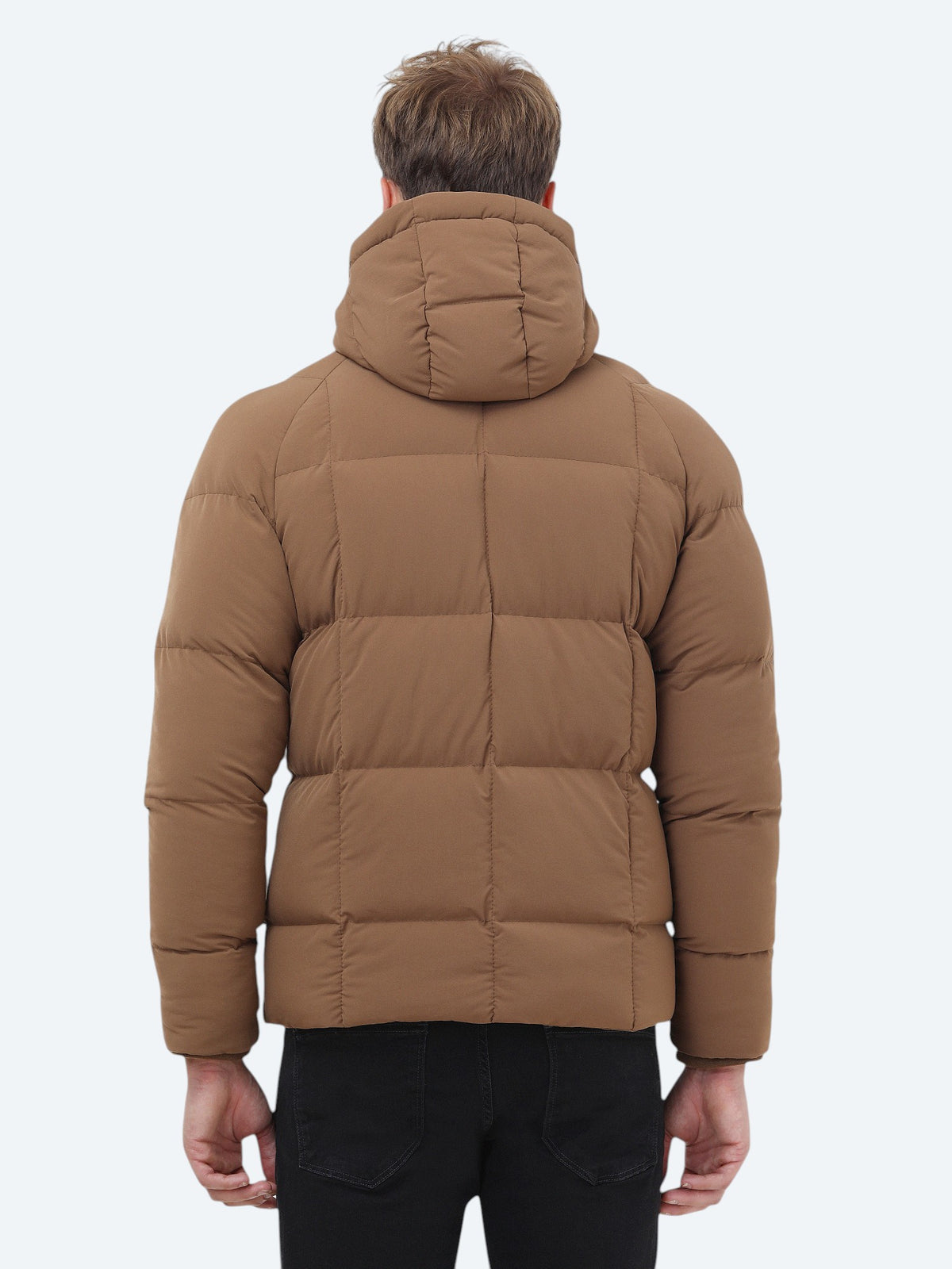 Tarçın Regular Fit Kapüşonlu Casual Dokuma Mont