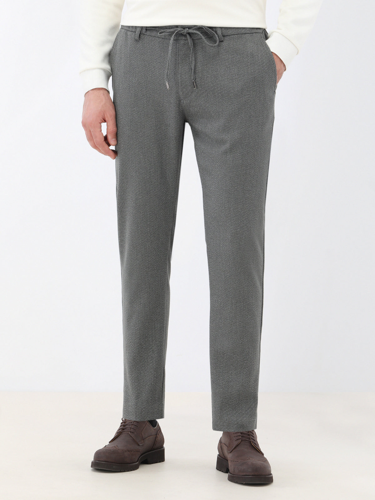 Haki Dokuma Jogging Fit Casual Pantolon