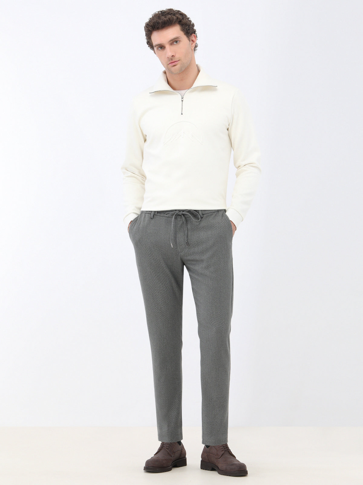 Haki Dokuma Jogging Fit Casual Pantolon