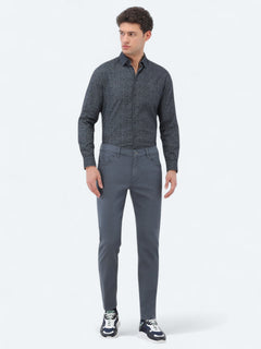 İndigo Slim Fit Denim Pamuk Karışımlı Pantolon
