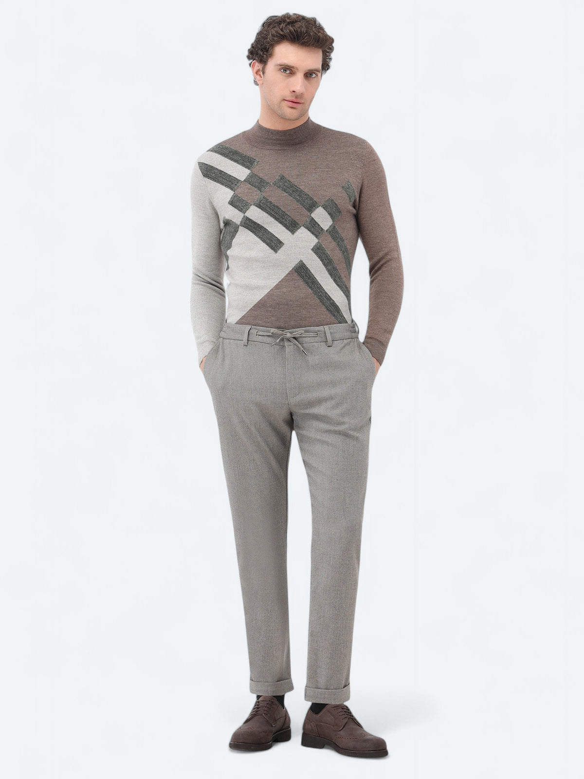 Vizon Dokuma Jogging Fit Casual Pantolon