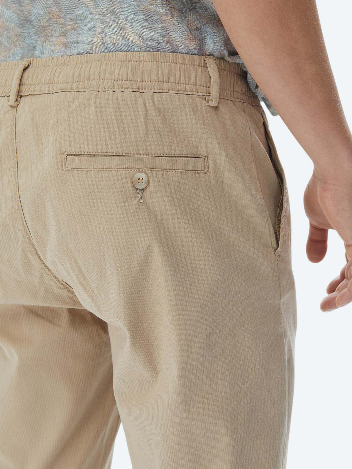 Açık Vizon Dokuma Jogging Fit Casual Pamuk Karışımlı Pantolon