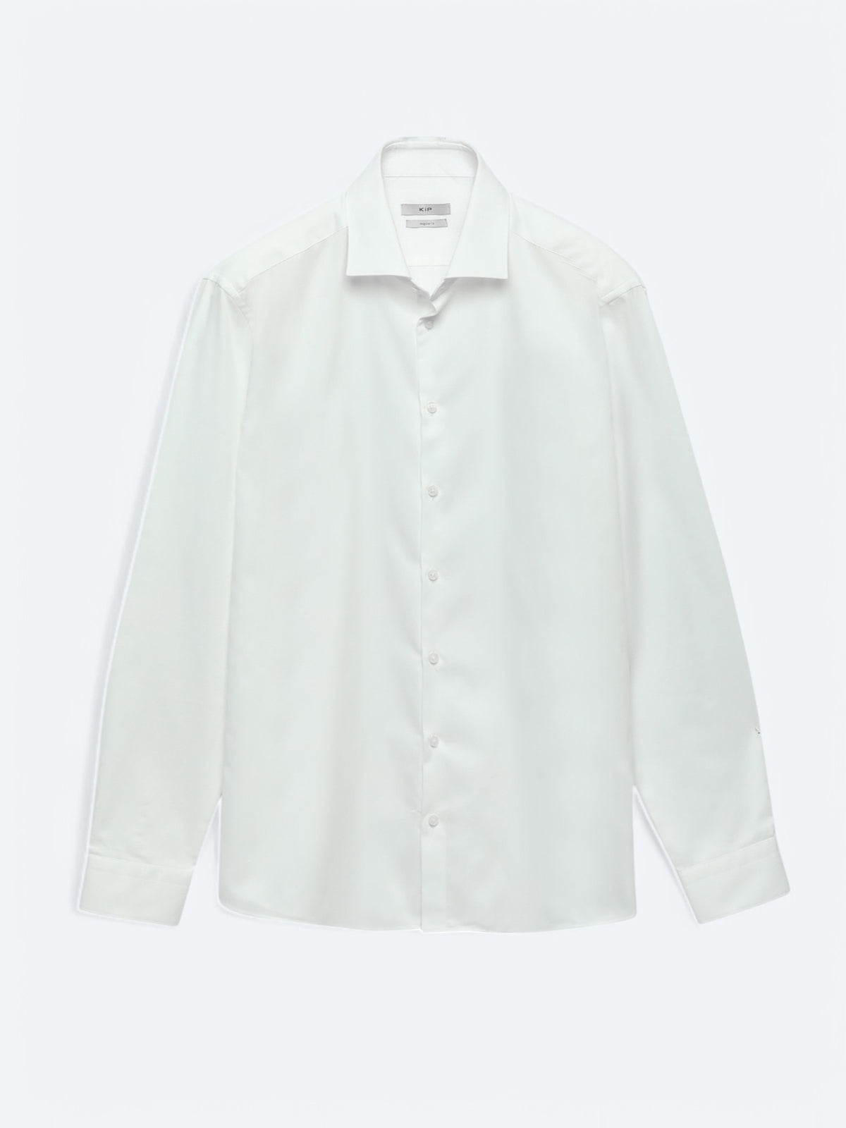Beyaz Düz Slim Fit Uzun Dokuma Klasik %100 Pamuk Gömlek