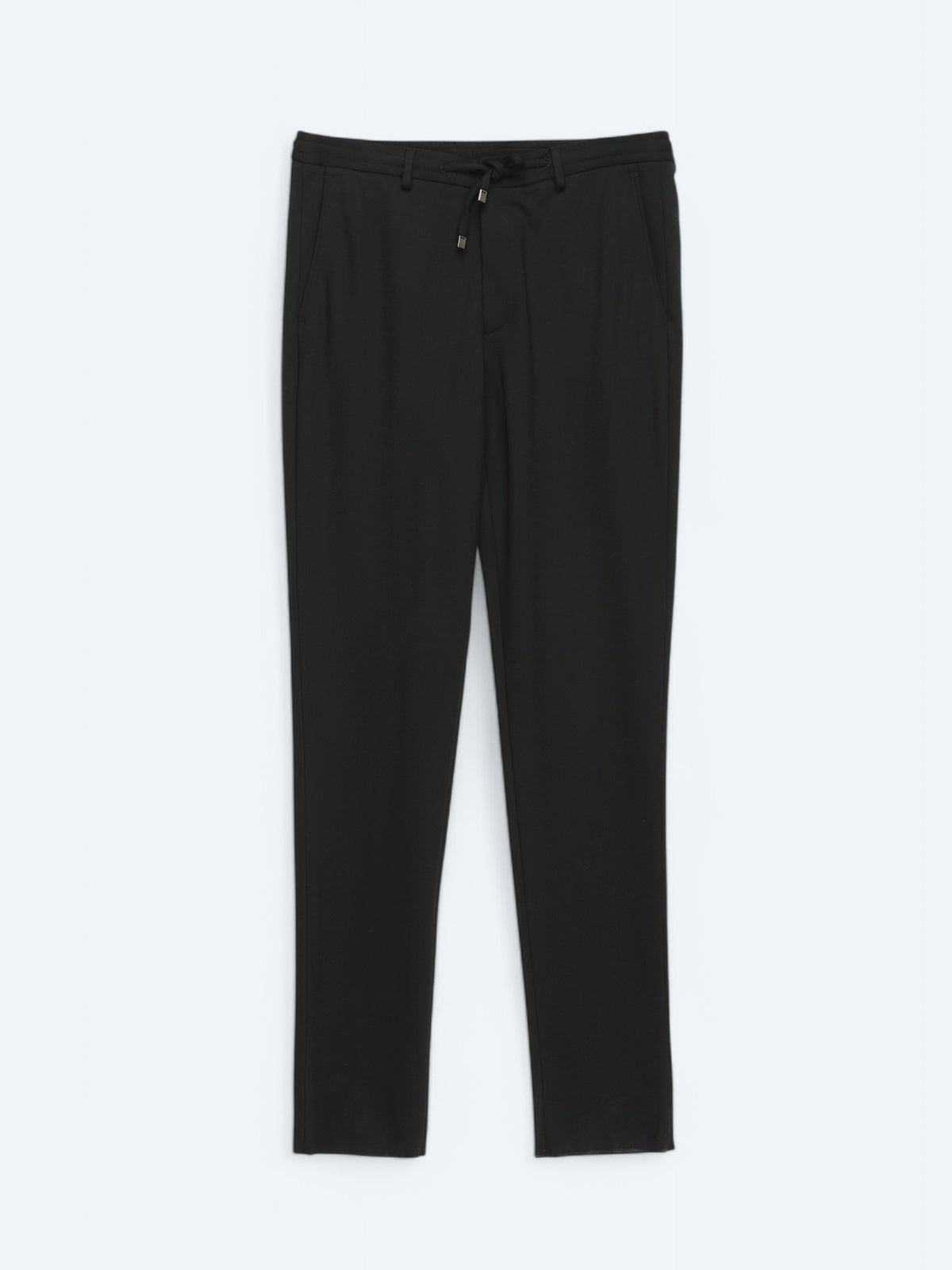 Siyah Düz Modern Fit Örme Takım Elbise