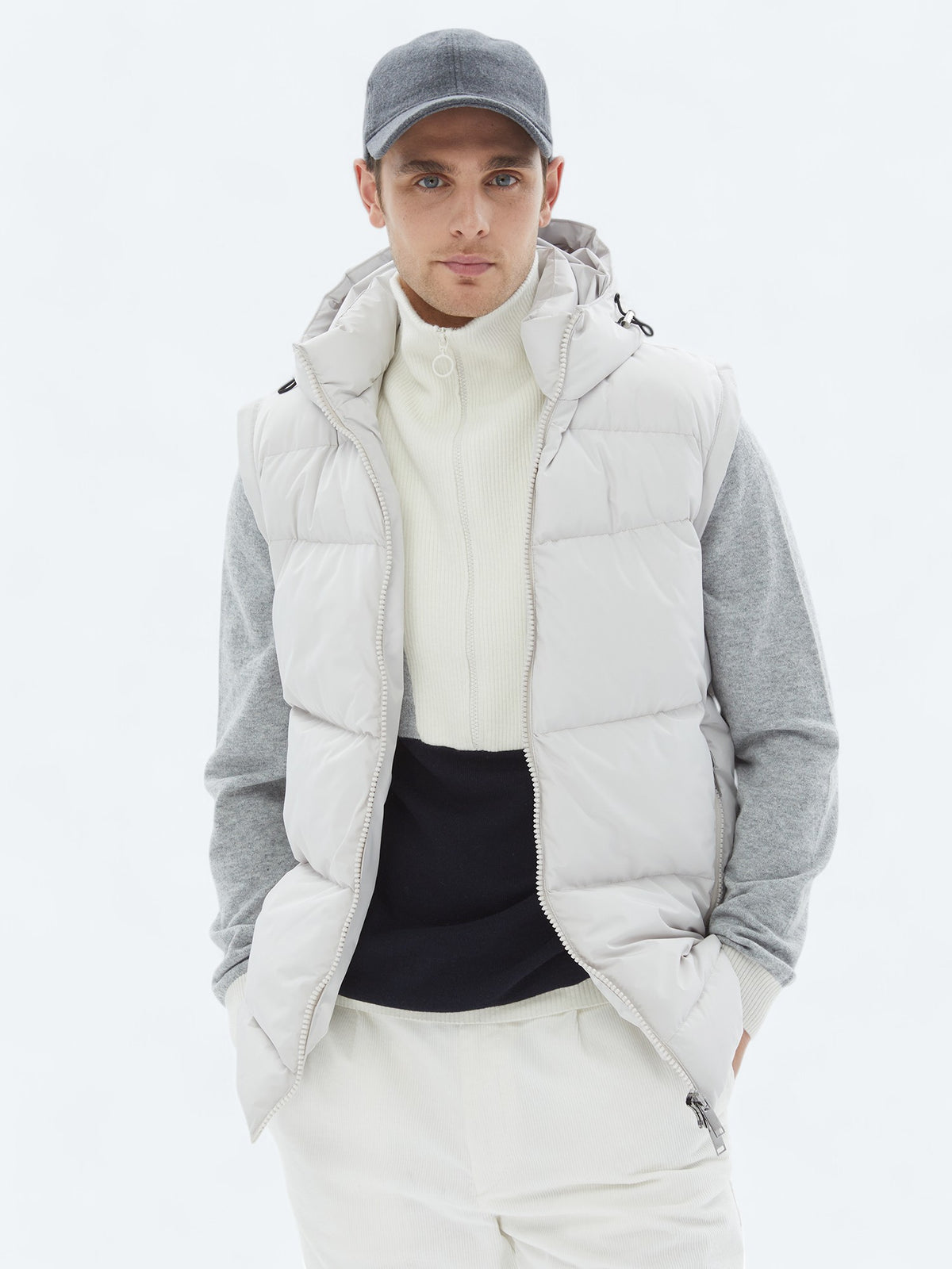 Taş Regular Fit Casual Dokuma Mont