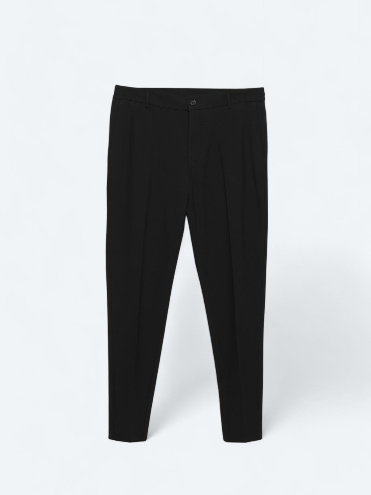 Siyah Dokuma Jogging Fit Casual Pantolon