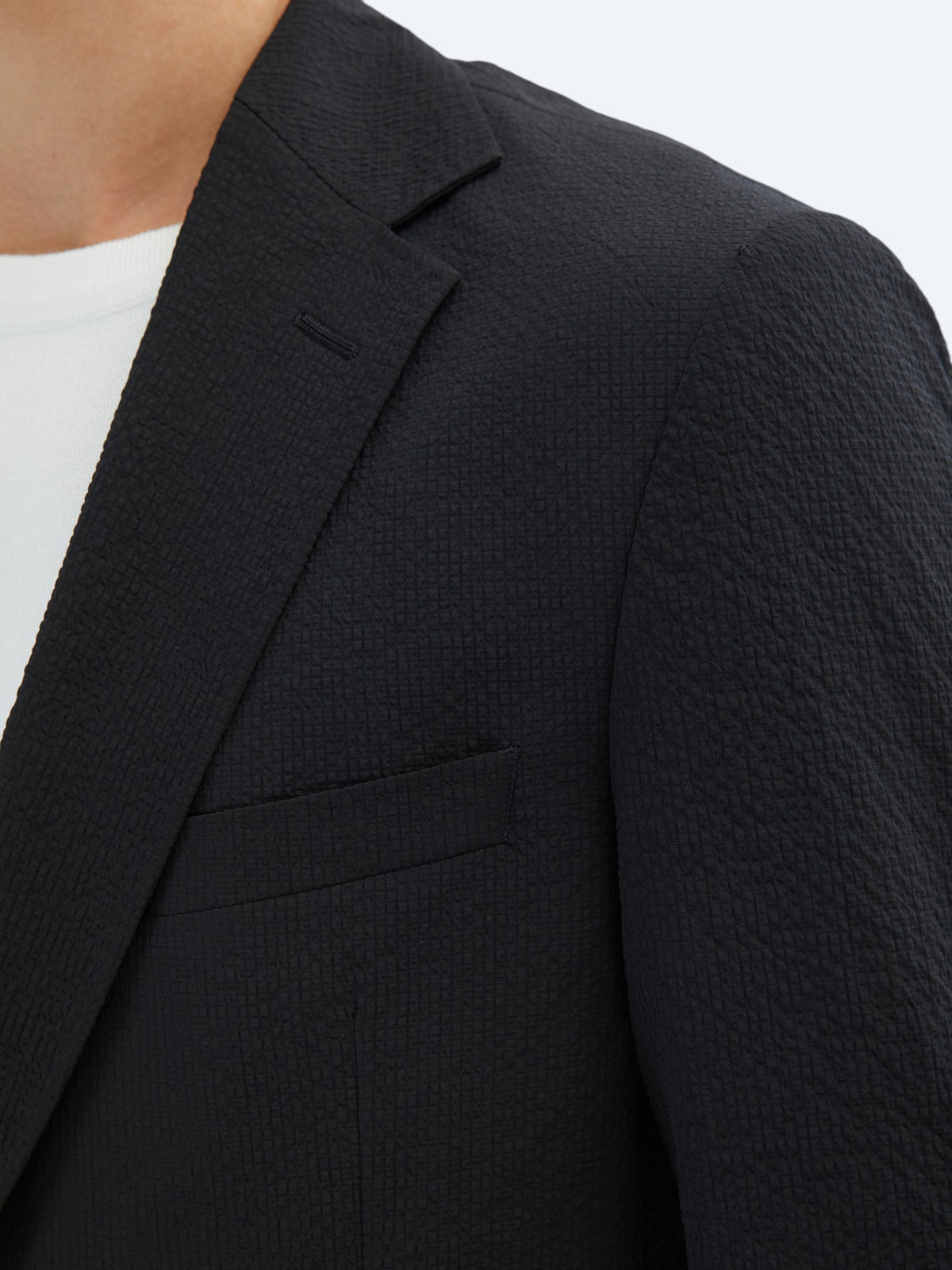 Siyah Desenli Modern Fit Takım Elbise