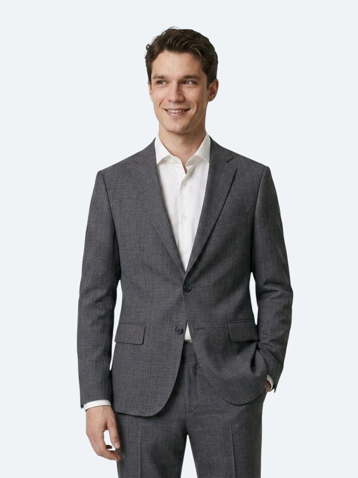 Açık Lacivert Mikro Regular Fit Takım Elbise