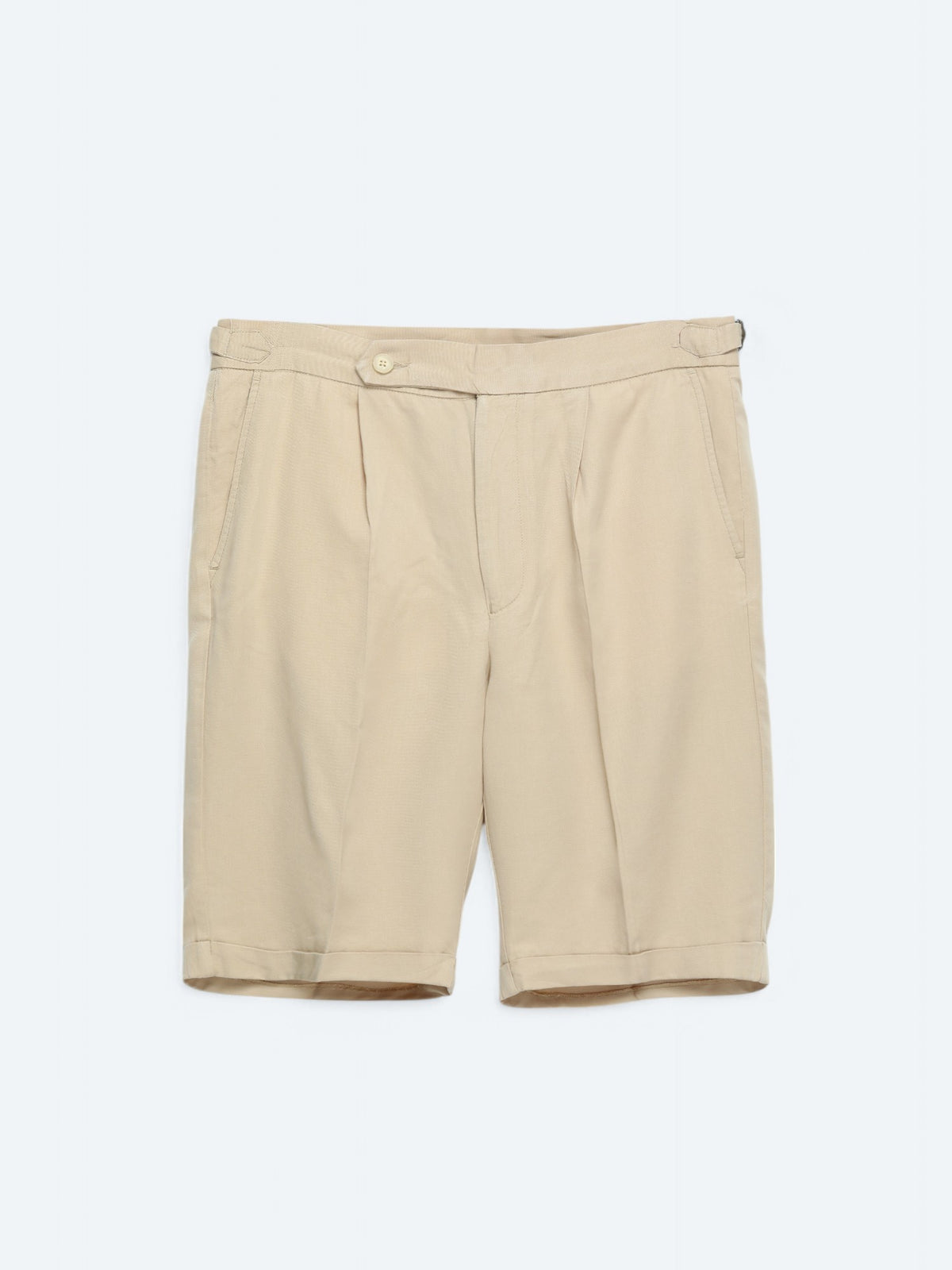 Deve Tüyü Dokuma Carrot Fit Casual Bermuda