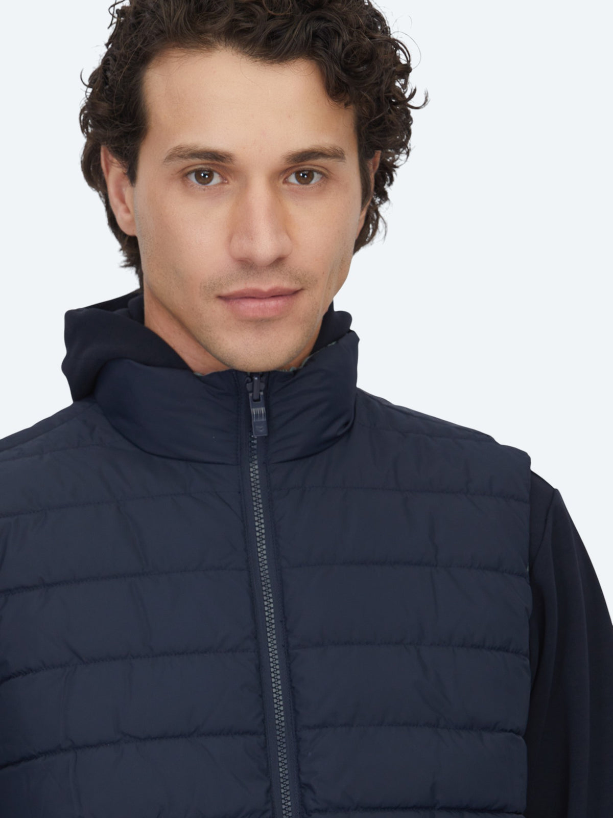 Koyu Mint Regular Fit Dik Yaka Casual Dokuma Spor Yelek