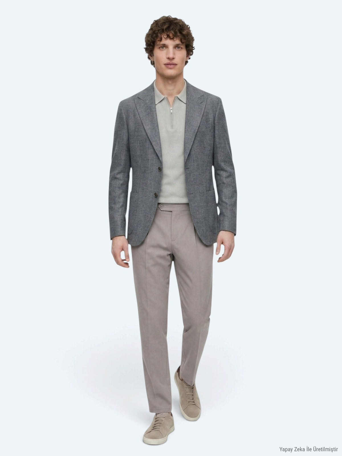Mint Modern Fit Keten Karışımlı Ceket