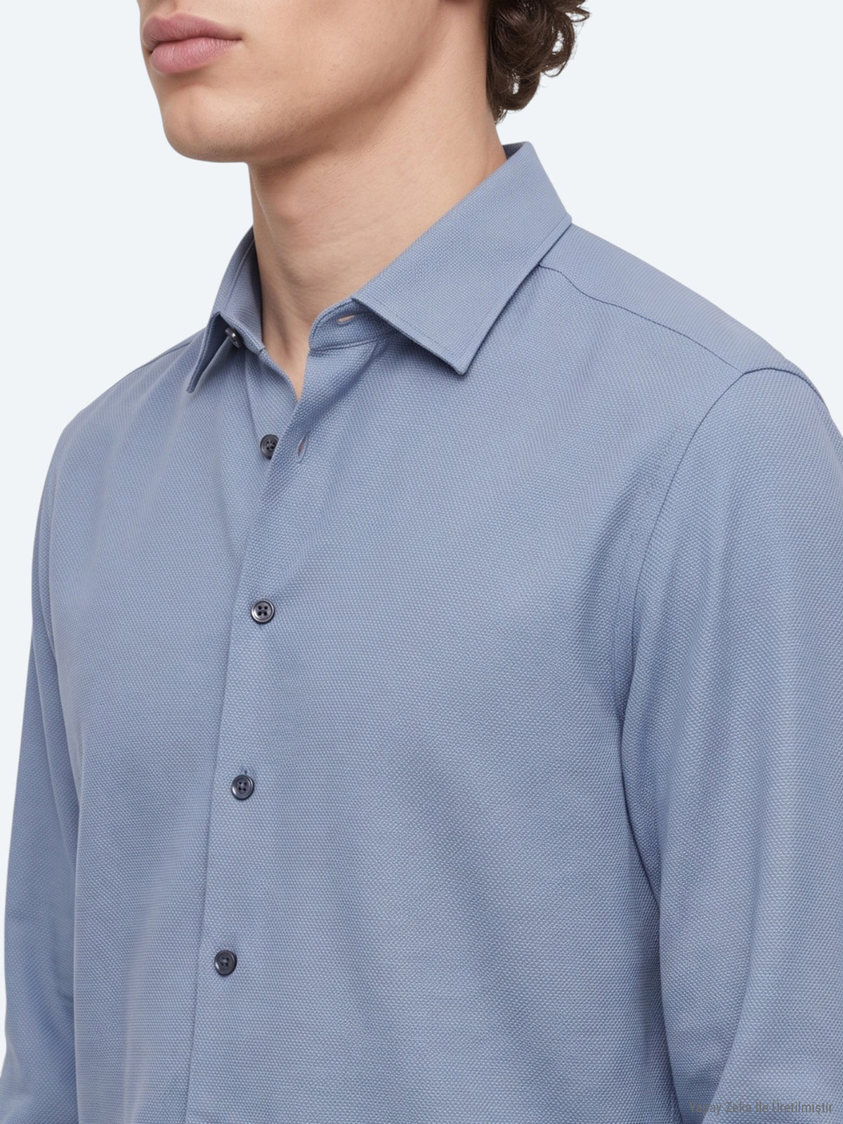 Mavi Regular Fit Uzun Dokuma Casual Gömlek