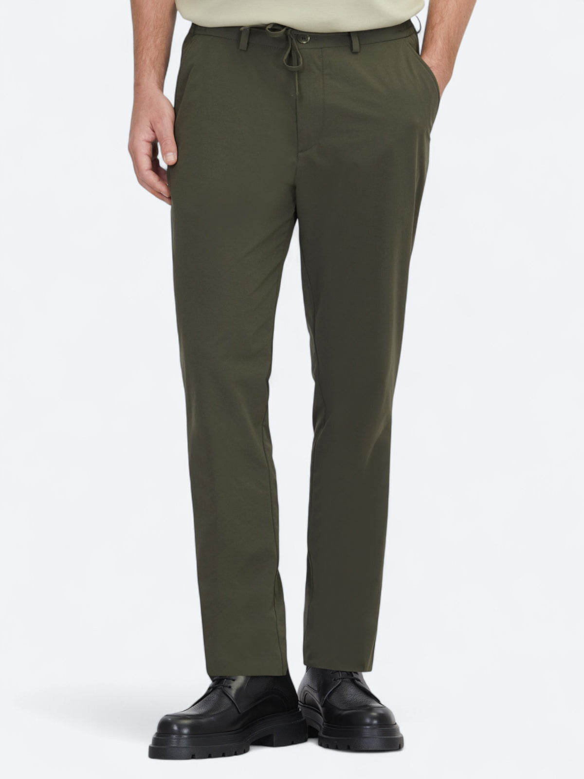 Haki Dokuma Jogging Fit Casual Pantolon
