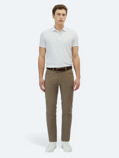 Fındık Dokuma Slim Fit Casual Pamuk Karışımlı Pantolon