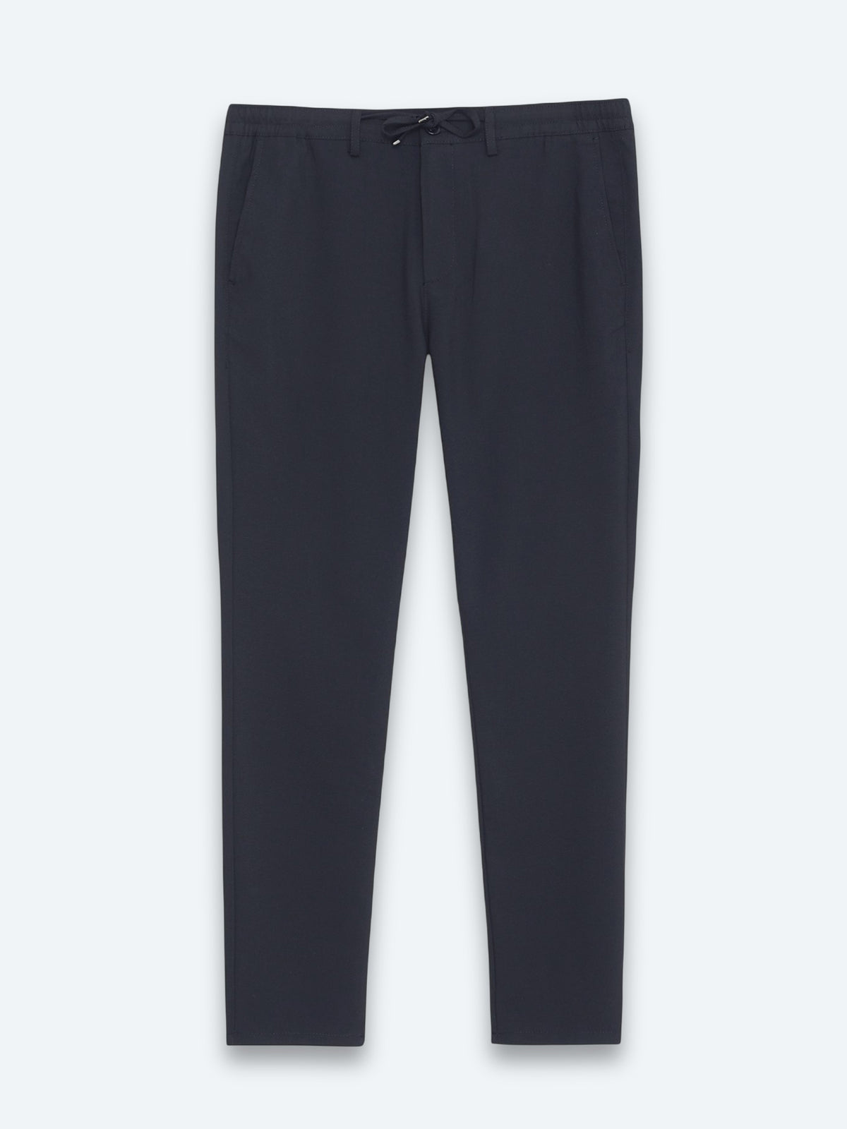 Lacivert Düz Dokuma Jogging Fit Casual Pantolon