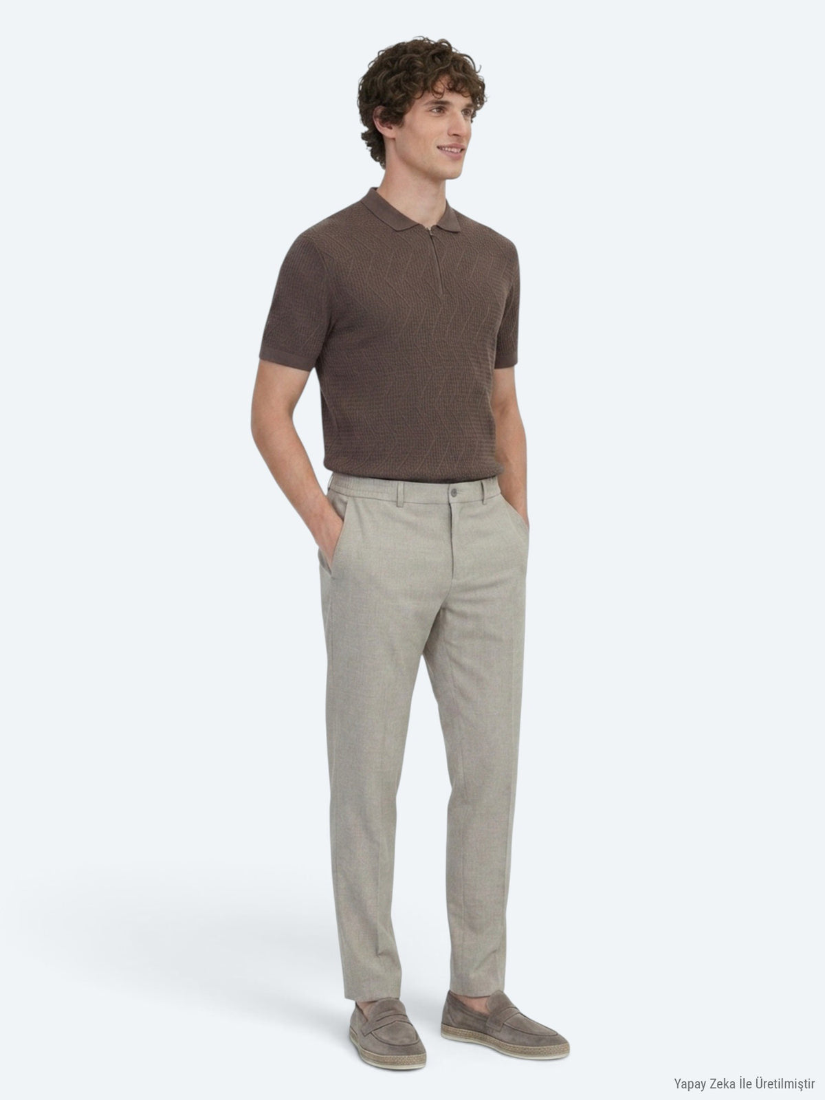 Vizon Dokuma Jogging Fit Casual Pantolon