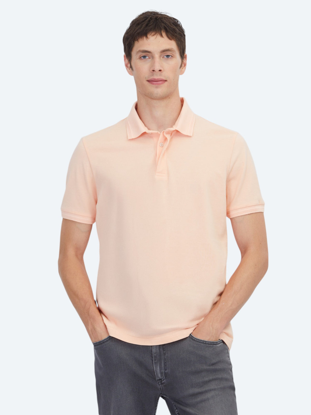 Pembe Düz %100 Pamuk T-Shirt