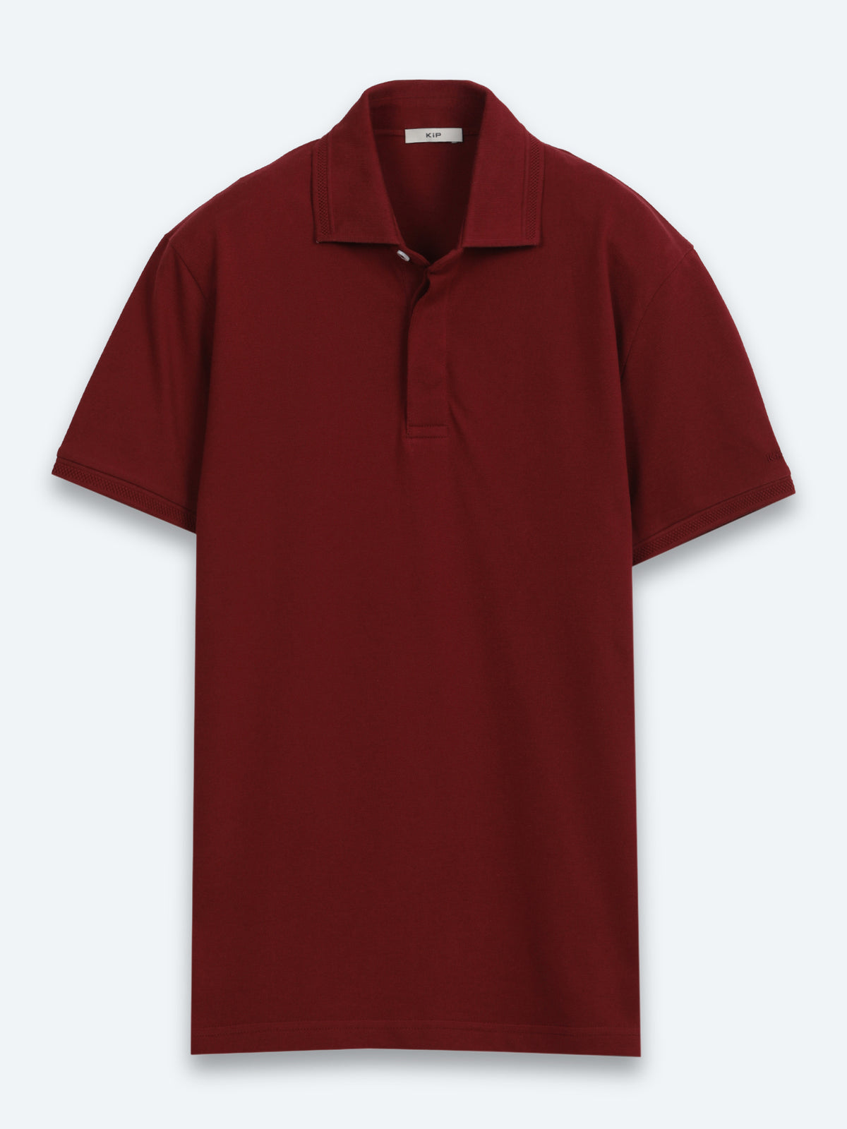 Bordo Düz %100 Pamuk T-Shirt