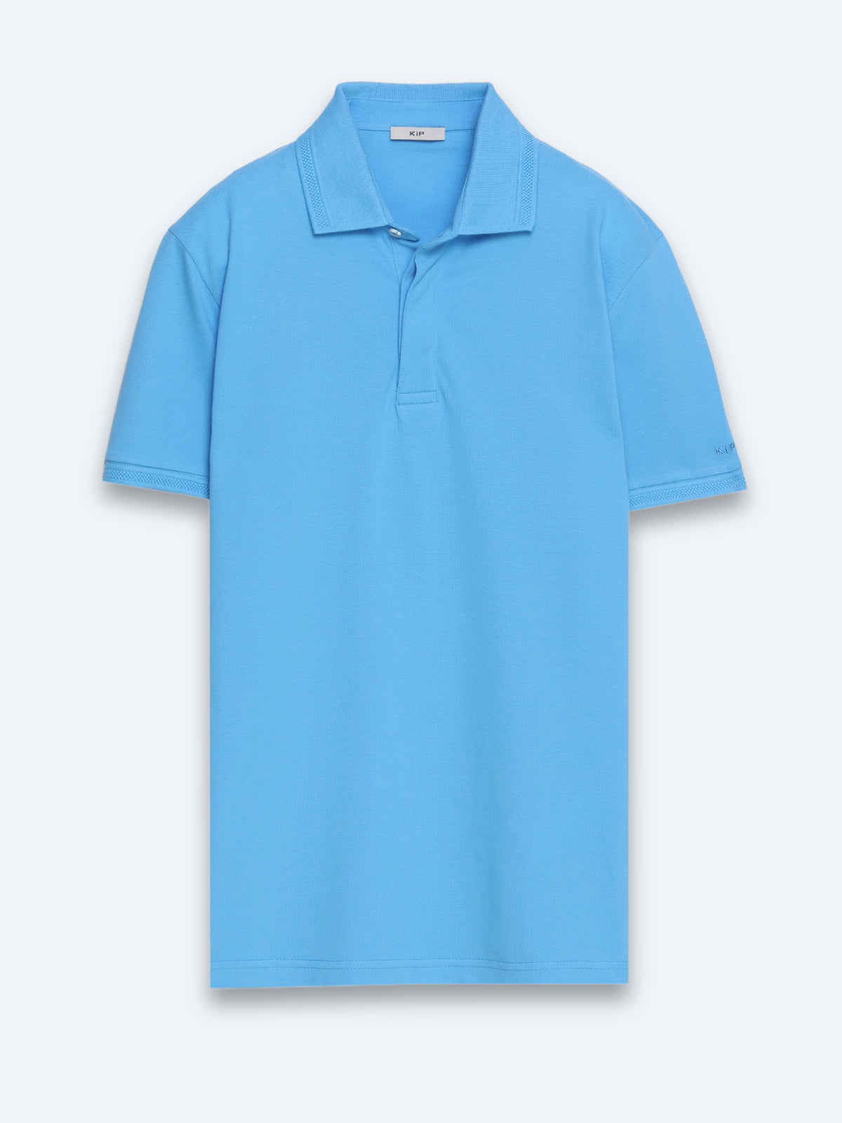 Mavi Düz %100 Pamuk T-Shirt
