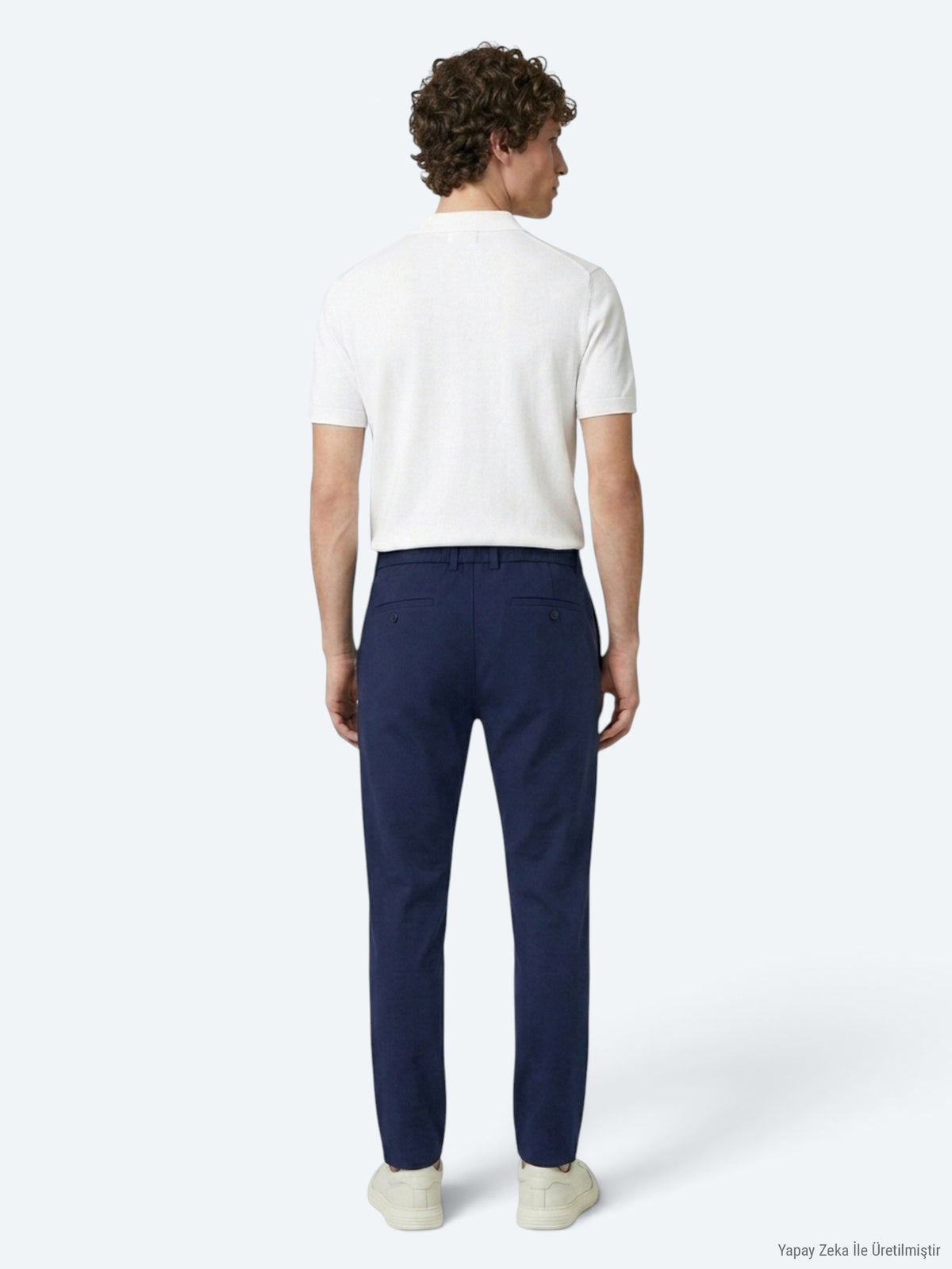 İndigo Dokuma Jogging Fit Casual Pantolon