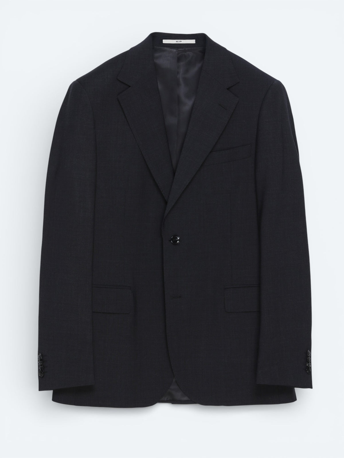 Antrasit Düz Modern Fit Yün Karışımlı Takım Elbise