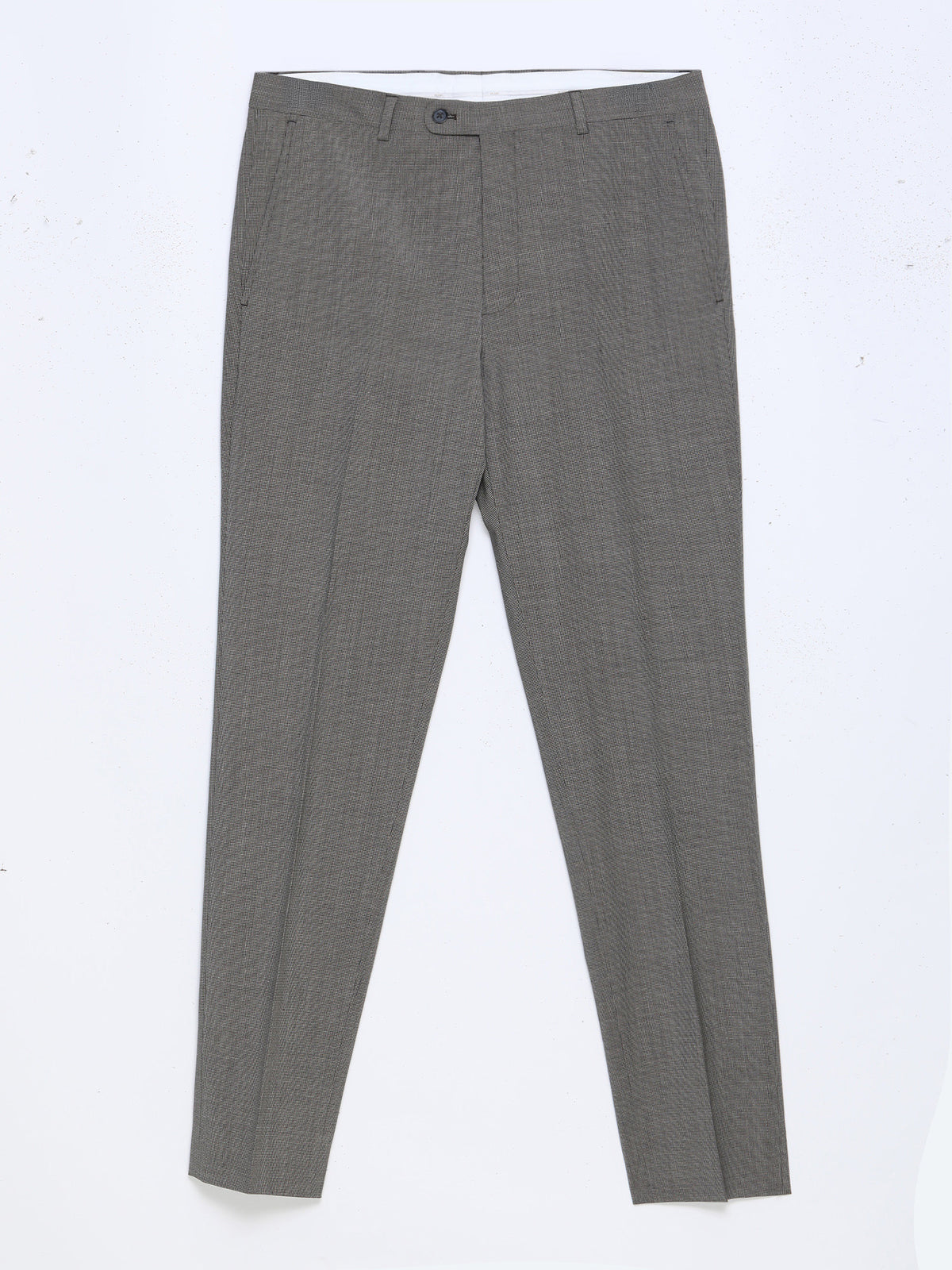 Açık Kahve Modern Fit Yün Karışımlı Takım Elbise