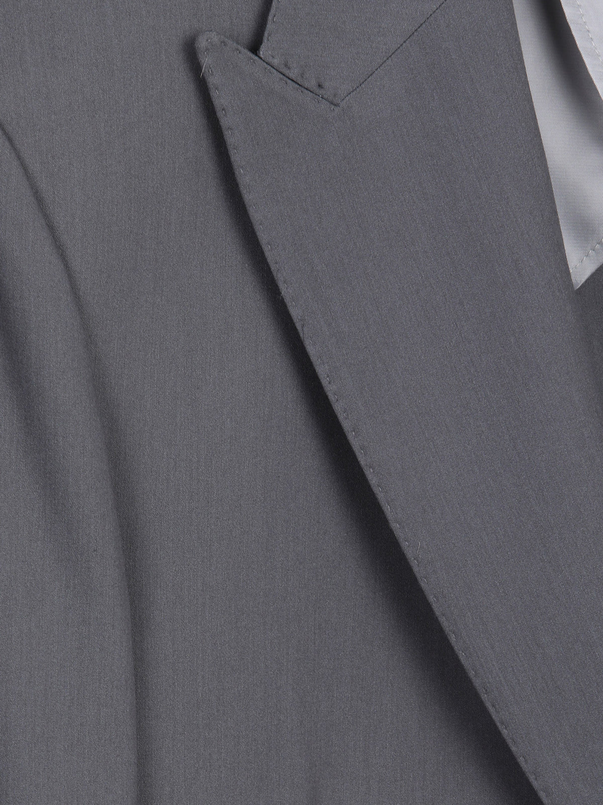 Gri Düz Modern Fit Takım Elbise