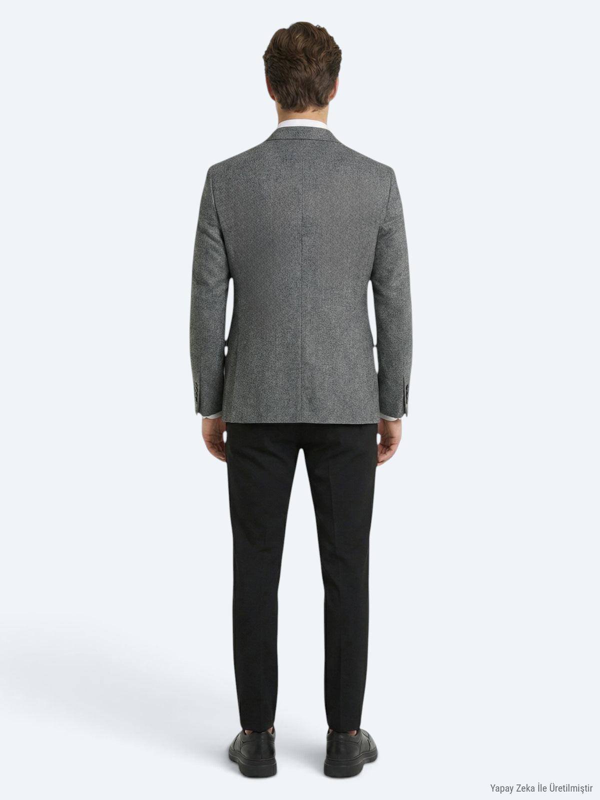 Renkli Mikro Modern Fit Yün Karışımlı Ceket