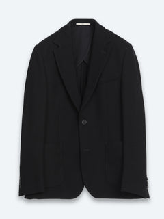 Siyah Çizgili Modern Fit Örme Ceket