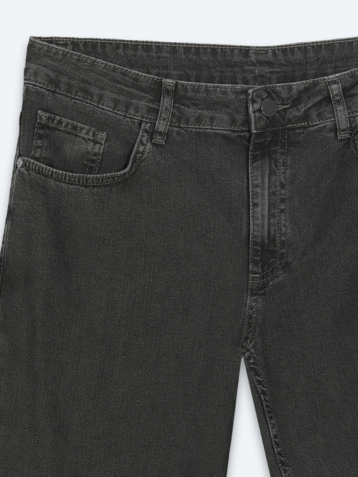 Yeşil Regular Fit Denim %100 Pamuk Pantolon