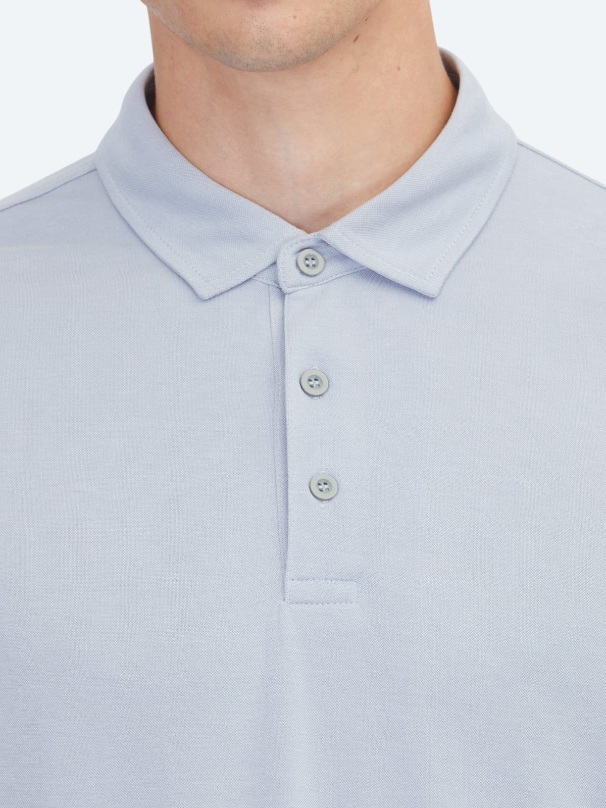 Lila Düz Polo Yaka T-Shirt