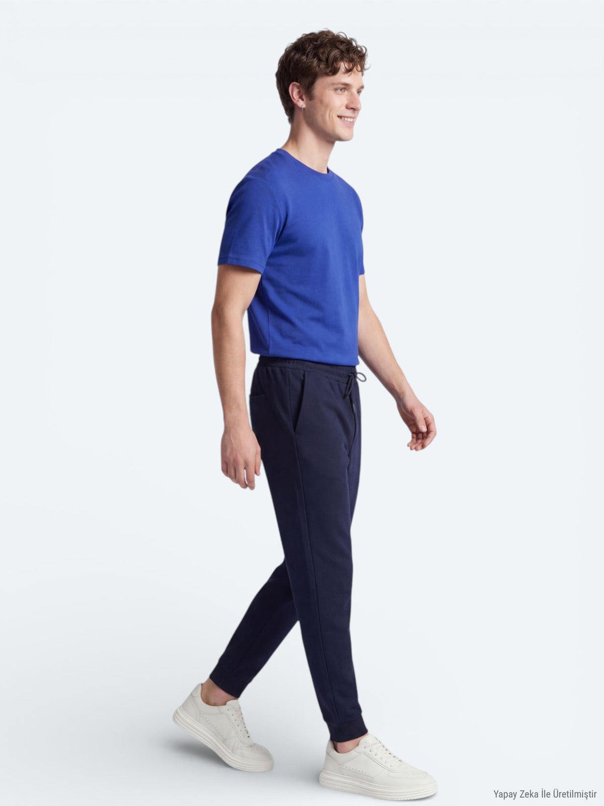 Saks Düz T-Shirt
