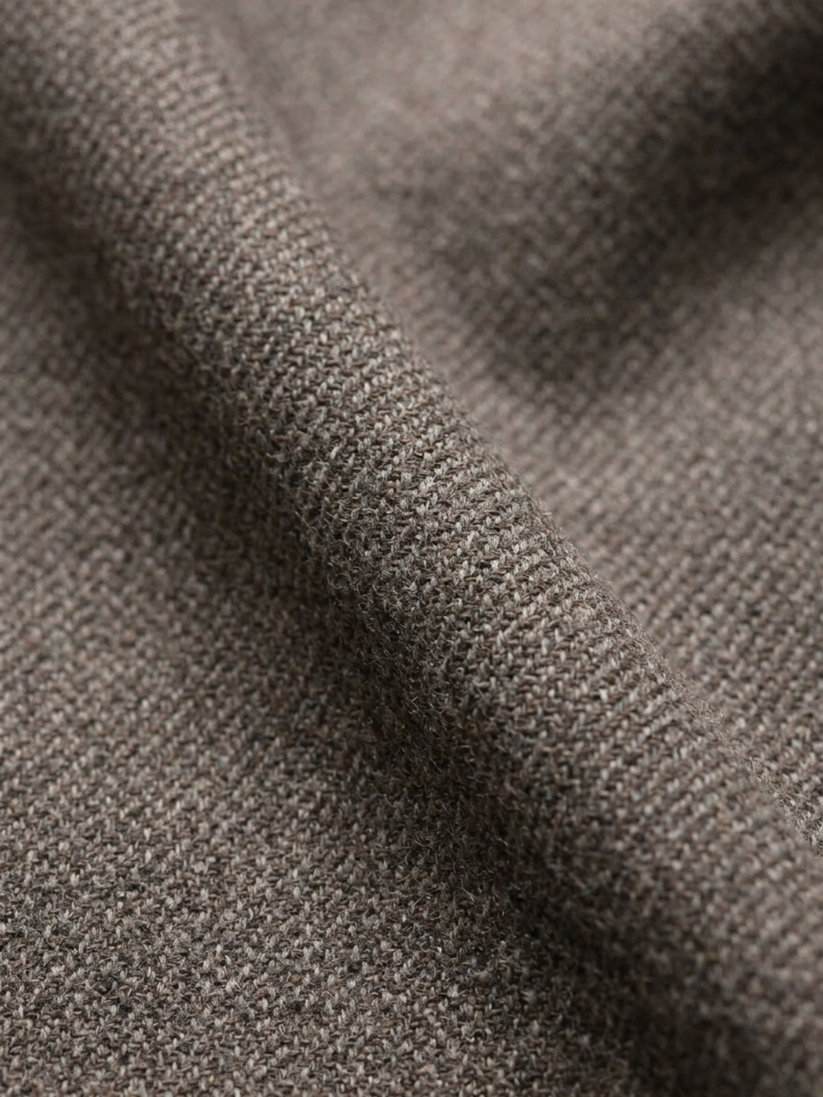 Açık Kahve Çizgili Modern Fit Yün Karışımlı Takım Elbise
