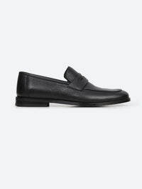 Siyah Deri Klasik Loafer