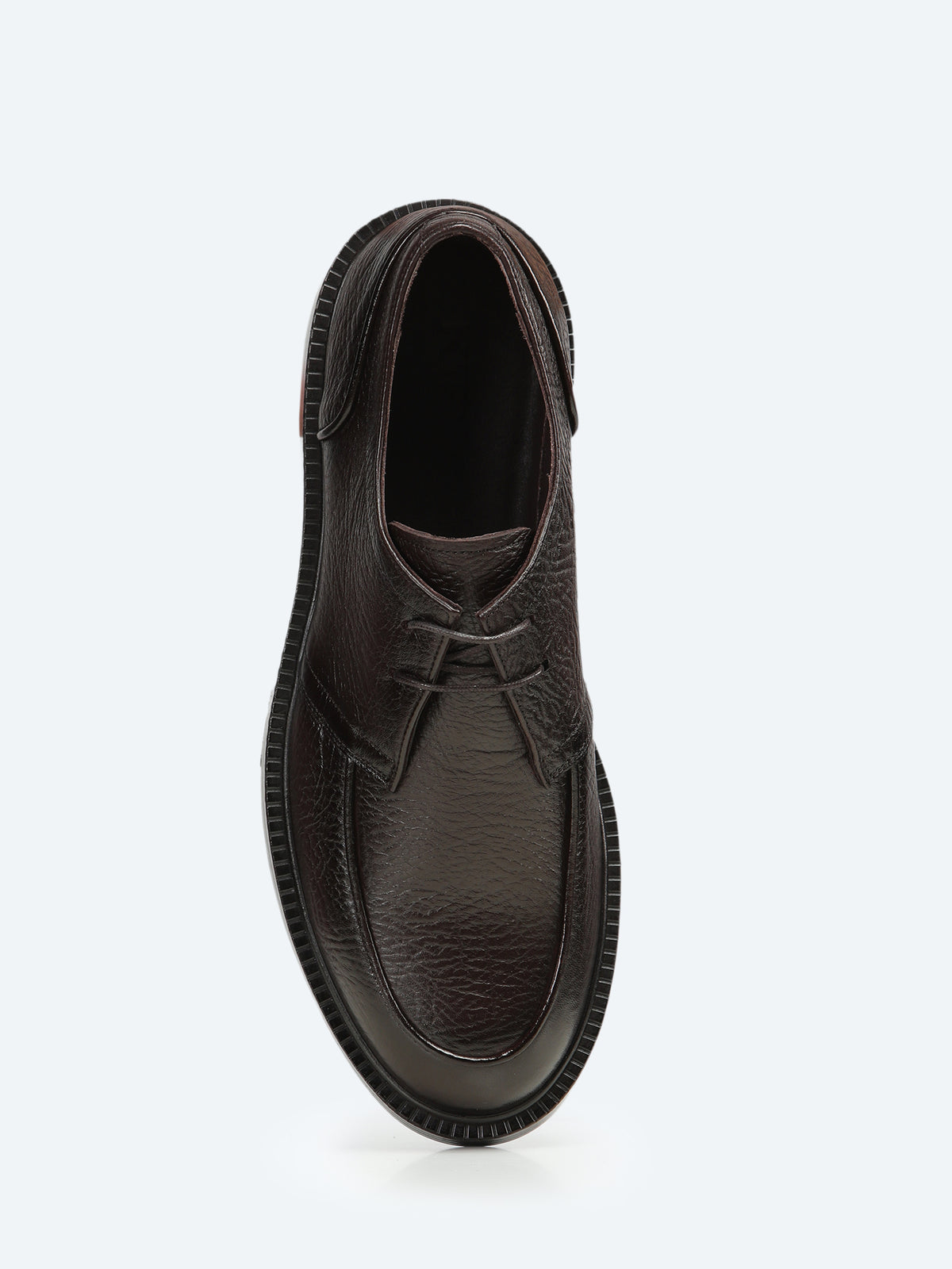 Kahverengi Deri Smart Casual Ayakkabı